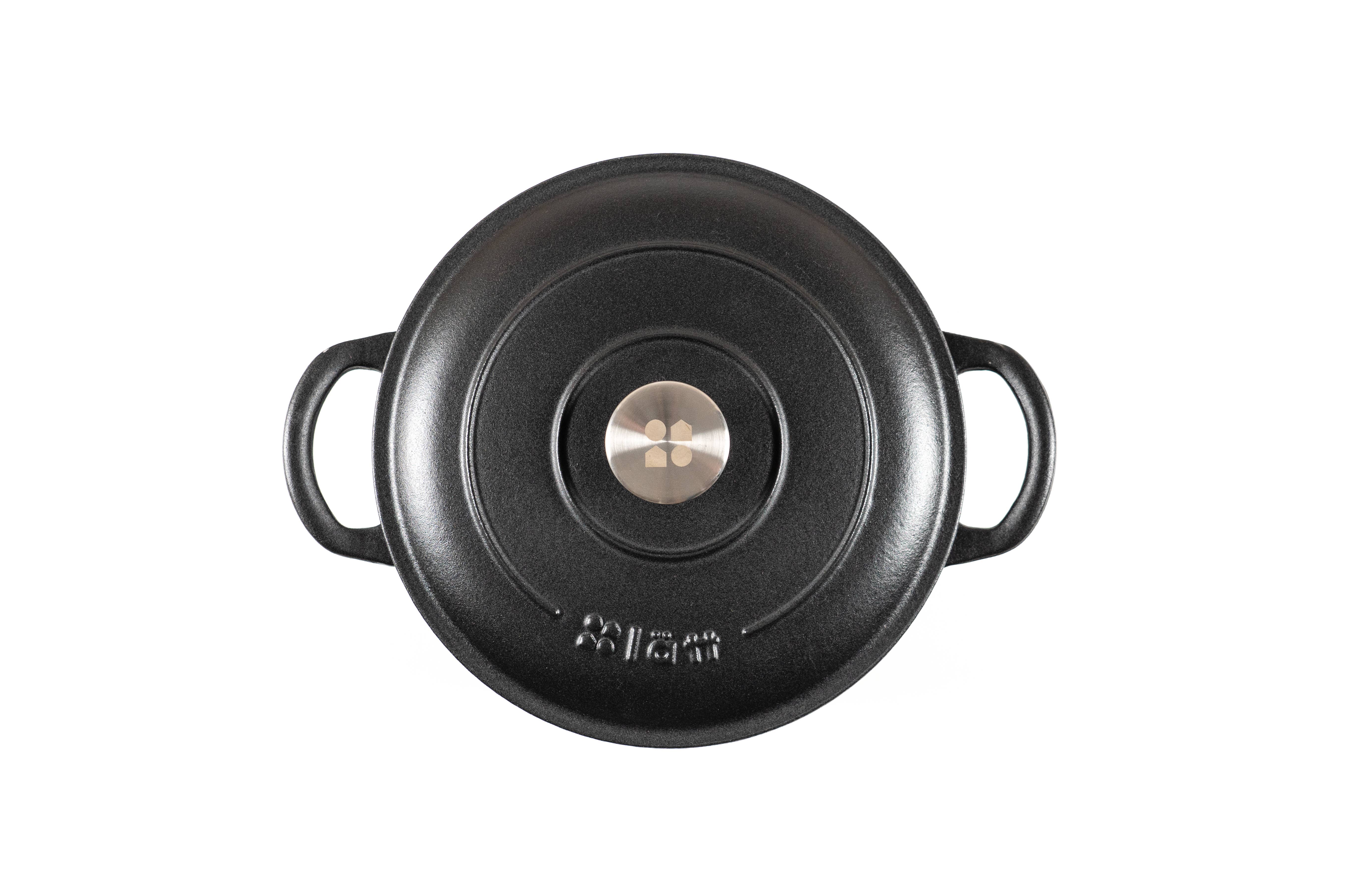 Lätt Home - Wholesale Cooking Pot - COCOTTE ROUND LATT 26x12 CM - 4.8 L - BLACK3