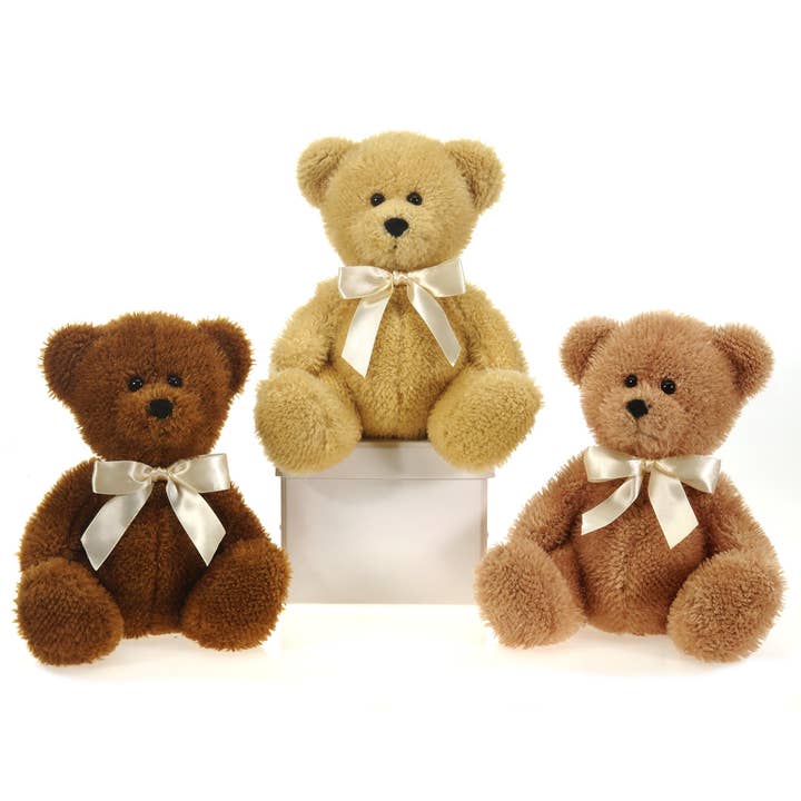 Everyday - 9" Multicolored Ribbon Bear Plush Assortment for wholesale by Fiesta Toys