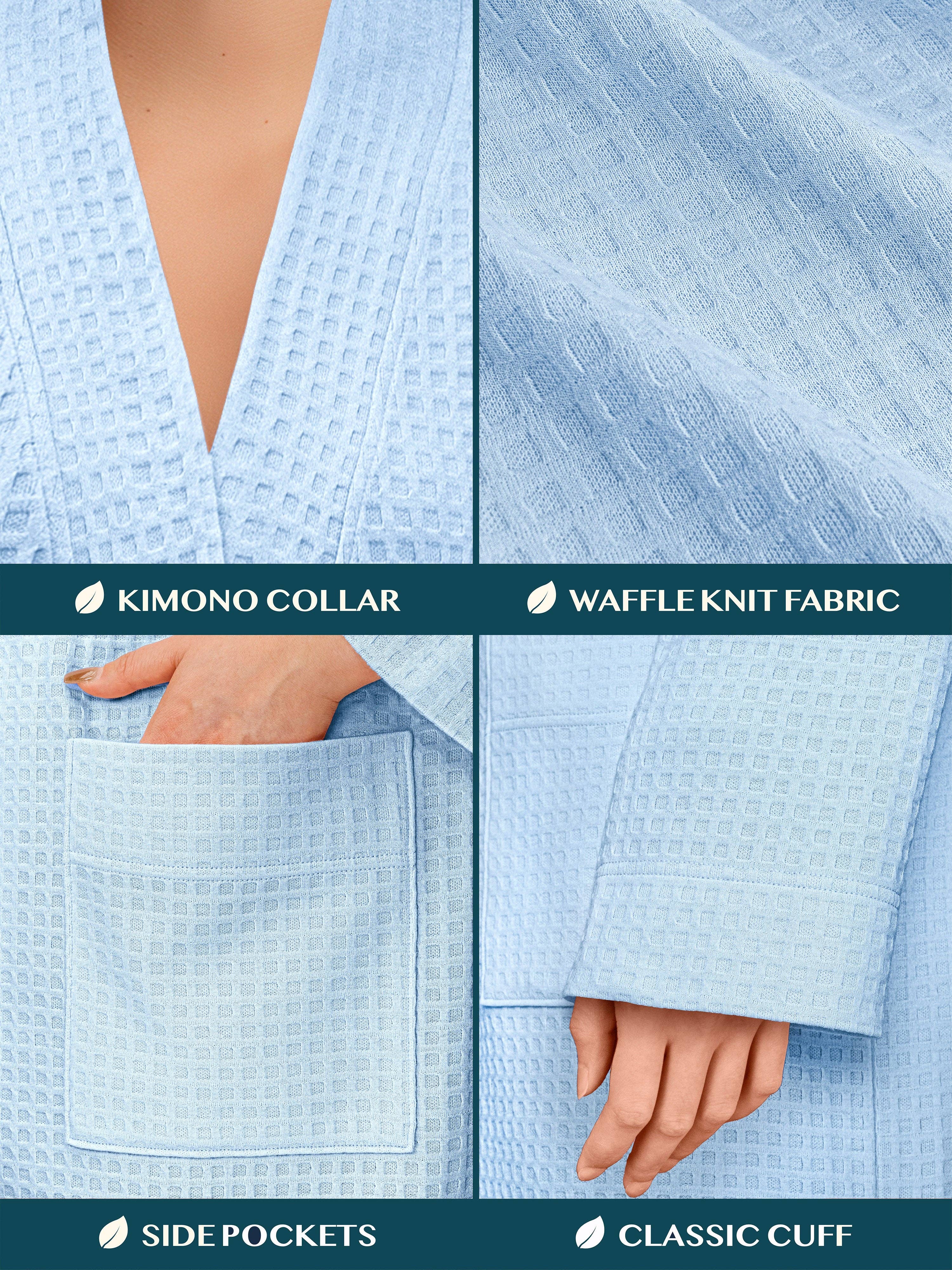 Pavilia - Wholesale Robe - Women's - Women's Waffle Texture Knit Robe22