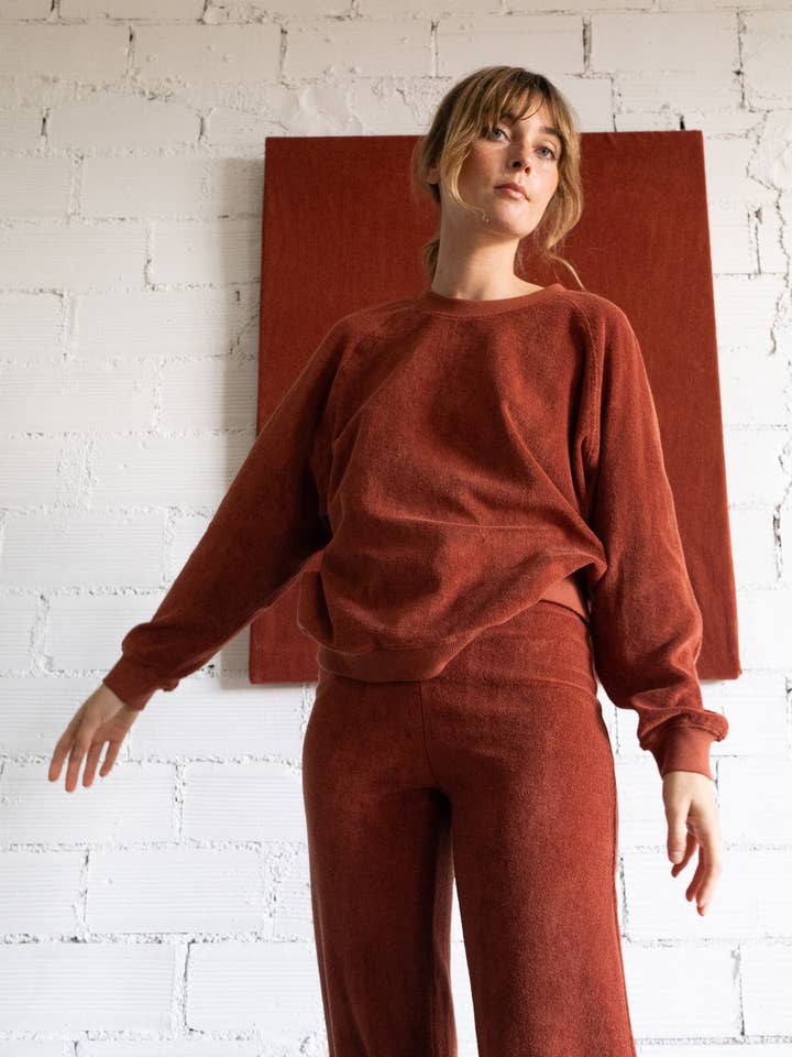 Gilda manga ranglan marshröd frottétröja för wholesale av Tiralahilacha