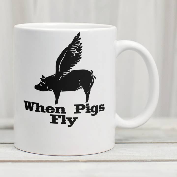 When Pigs Fly Mug for wholesale by Pippa & Ky