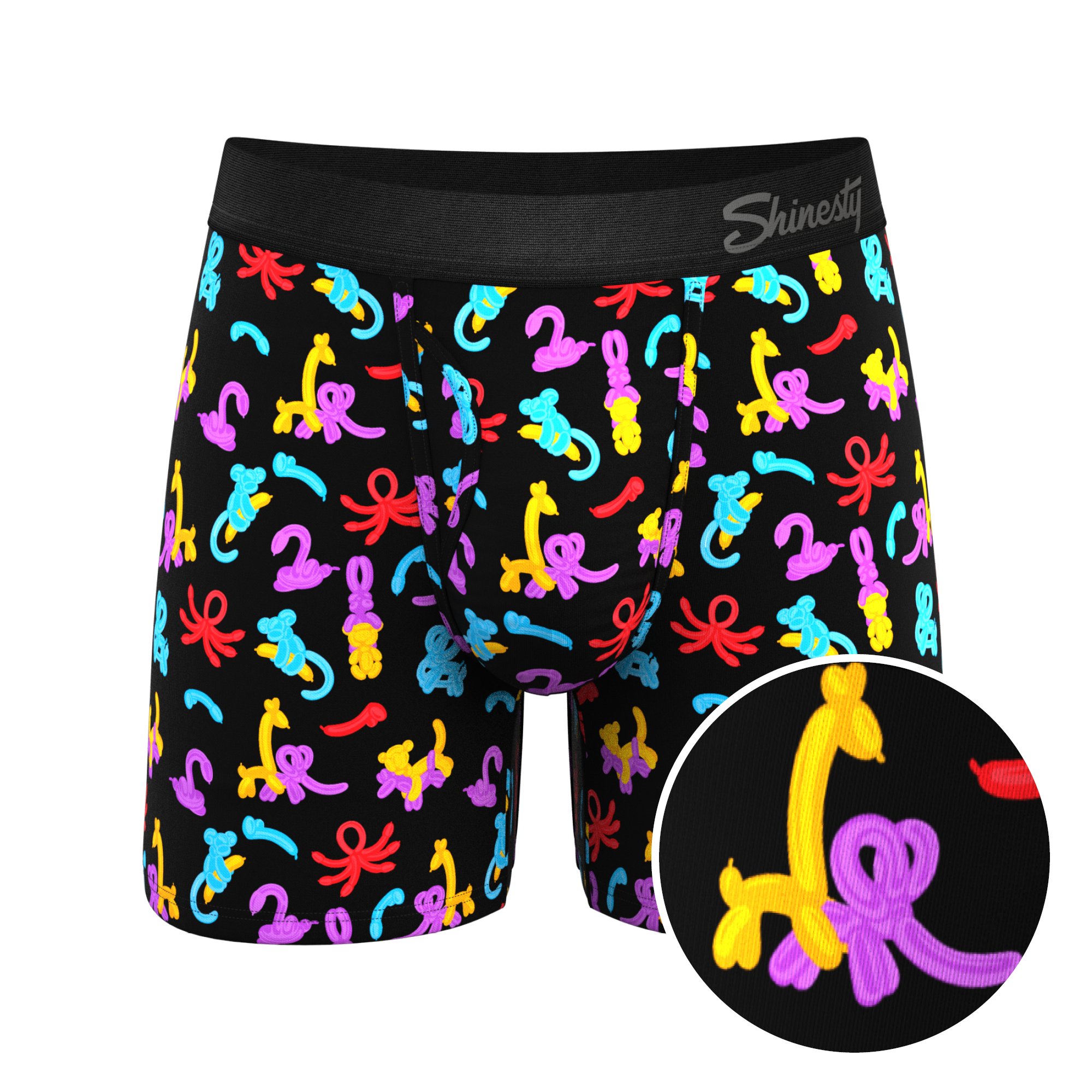 Shinesty, Inc - Wholesale Underwear - Men's - The Knot Tonights | Balloon Animal Ball Hammock® Pouch Underwear With Fly0