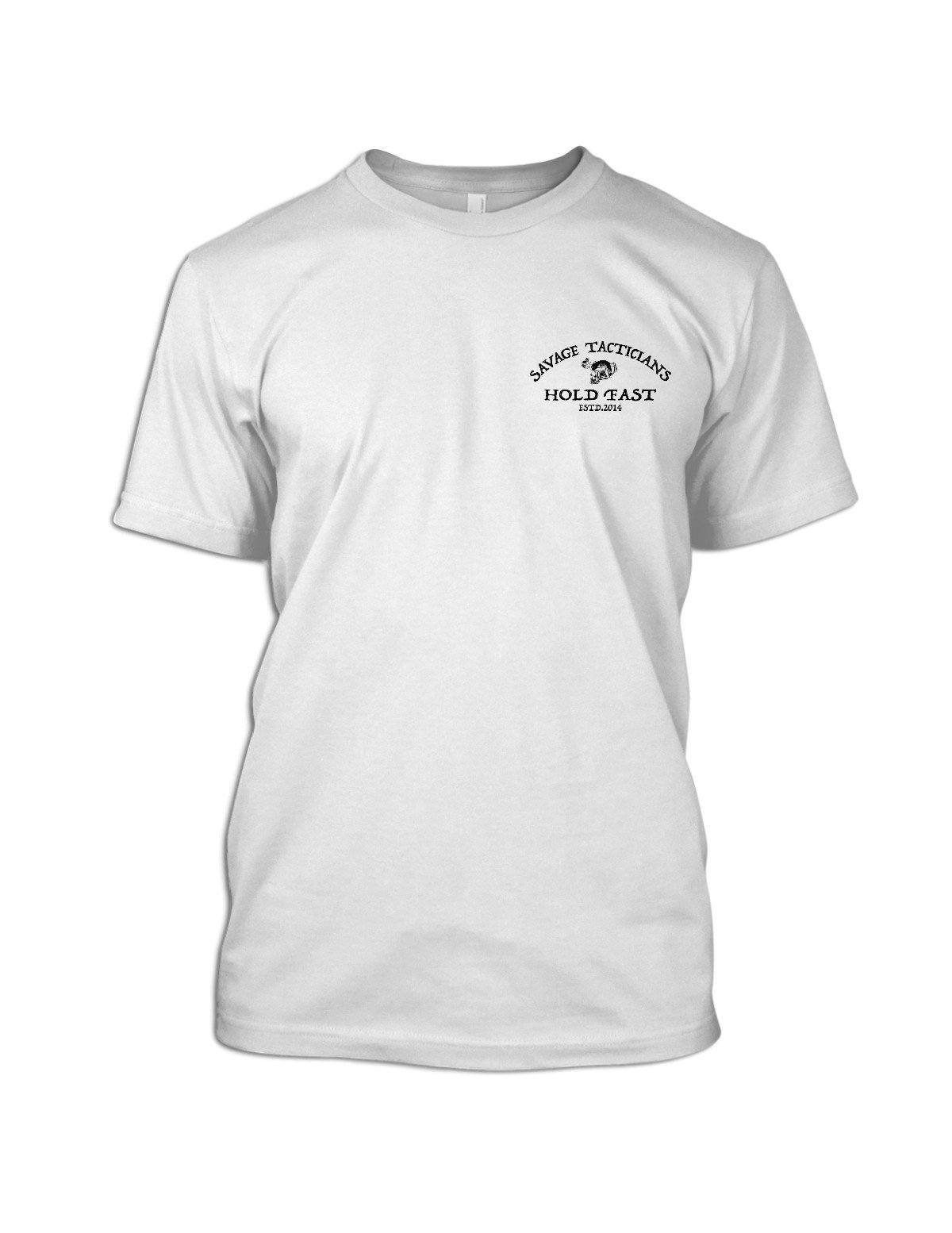 SAVAGE TACTICIANS - Wholesale Screen Printed T-Shirt - Men's - Hold Fast1