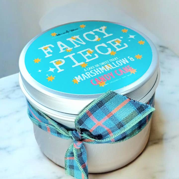 Scottish Fancy Piece Cake Scented Candle for wholesale by Mulderie Wood