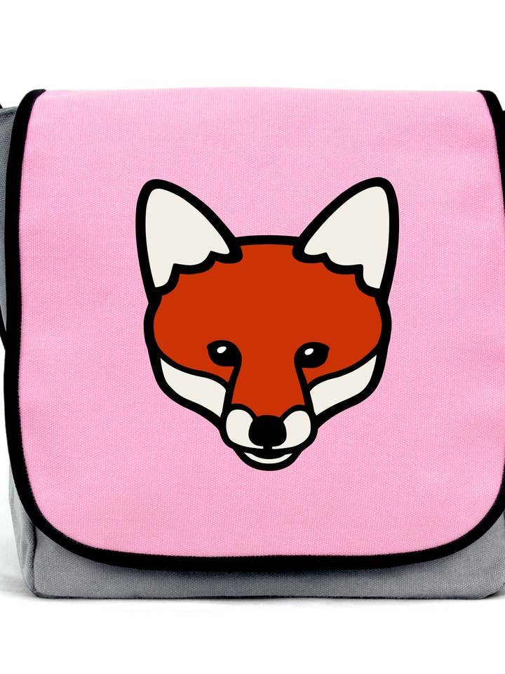 Roze schoudertas van Fox voor wholesale door Clumsy Hooves