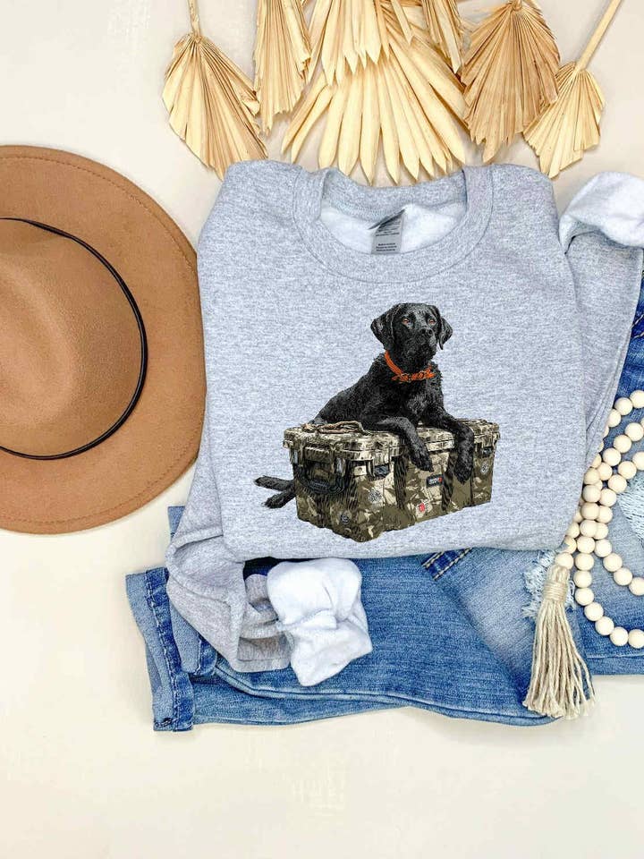 Lab cooler sweatshirt for wholesale by Buckin Barn Wholesale