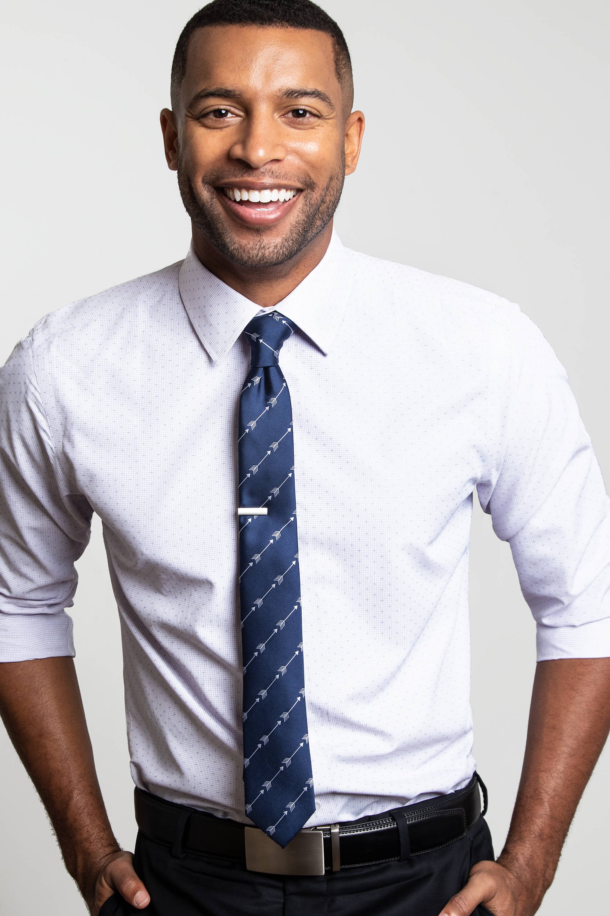 Alynn – Großhandel Hemd mit Button-down-Kragen – Herren – Evan Herrenhemd in klassischer Passform, Aqua-Violett, von Alynn2