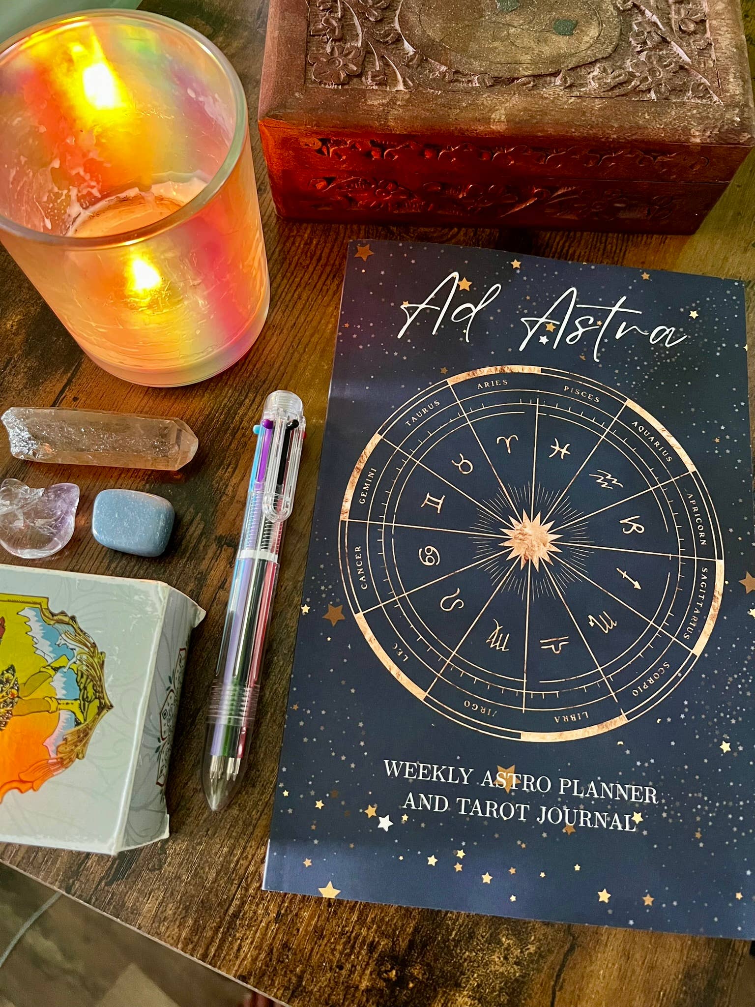 Leah Jones Marcus - Wholesale Planner - Ad Astra: Undated Weekly Astro Planner & Tarot Journal1