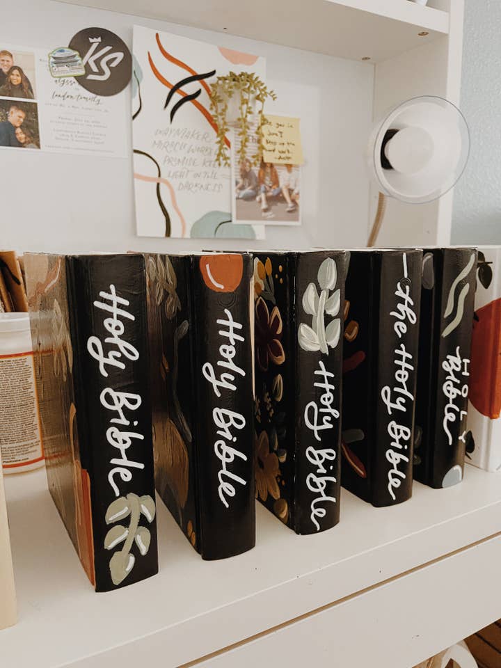 ESV HandPainted Bible for wholesale by dinahslettering