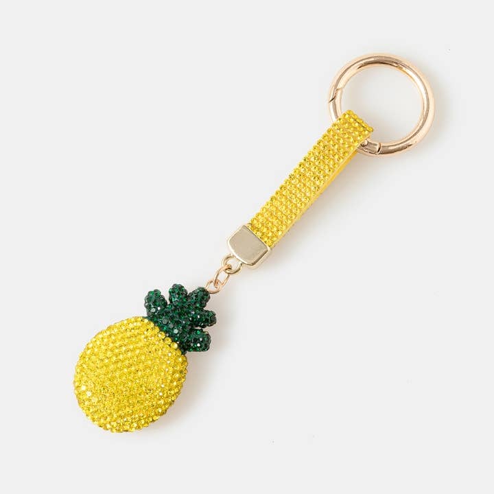 Paver Ananas Et Breloque Sac Tag pour la vente par Collections by Fame Accessories
