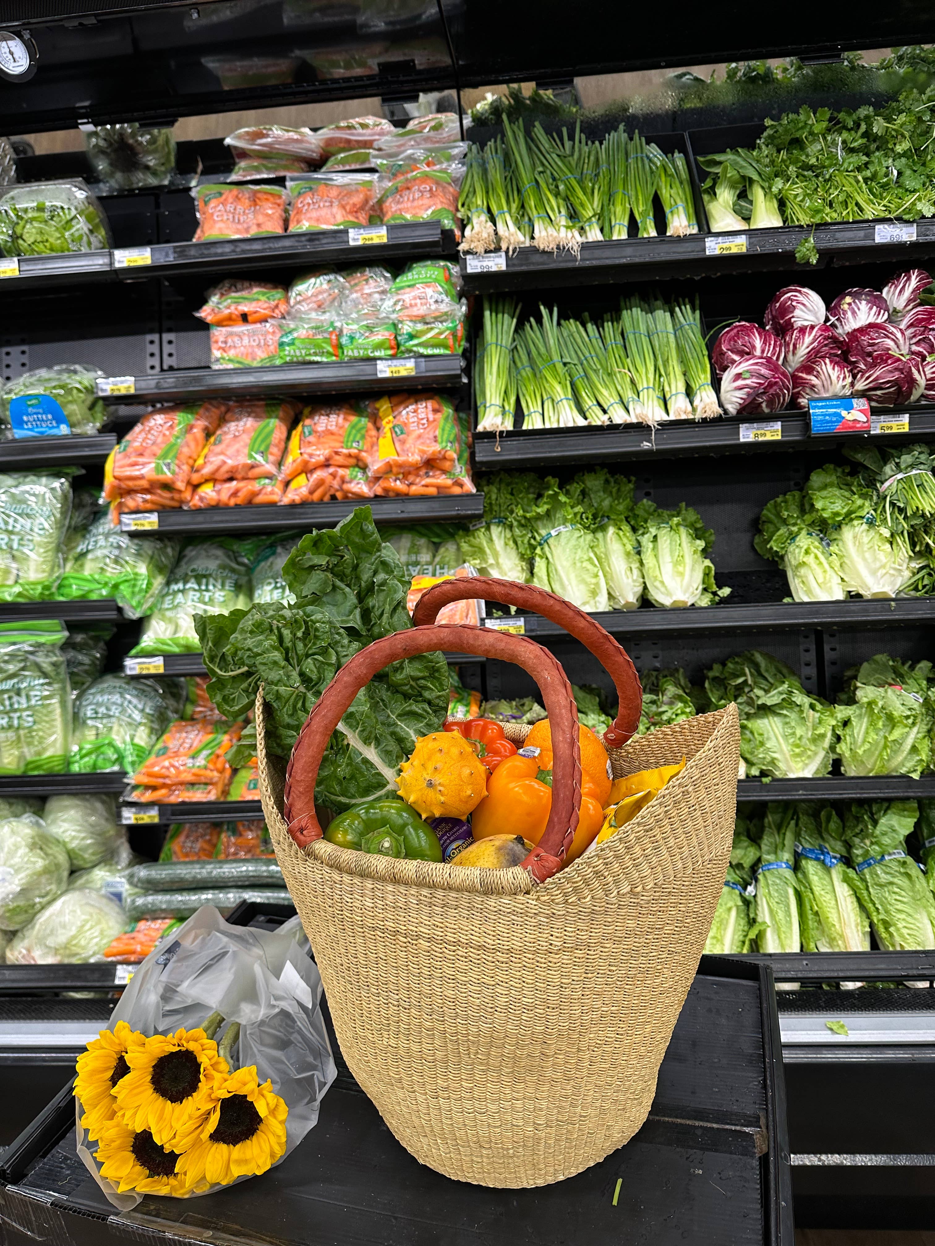 The African Home Goods - Wholesale Beach Bag - African Natural Ghana U-Shopper Yikene Beach Tote Bag6