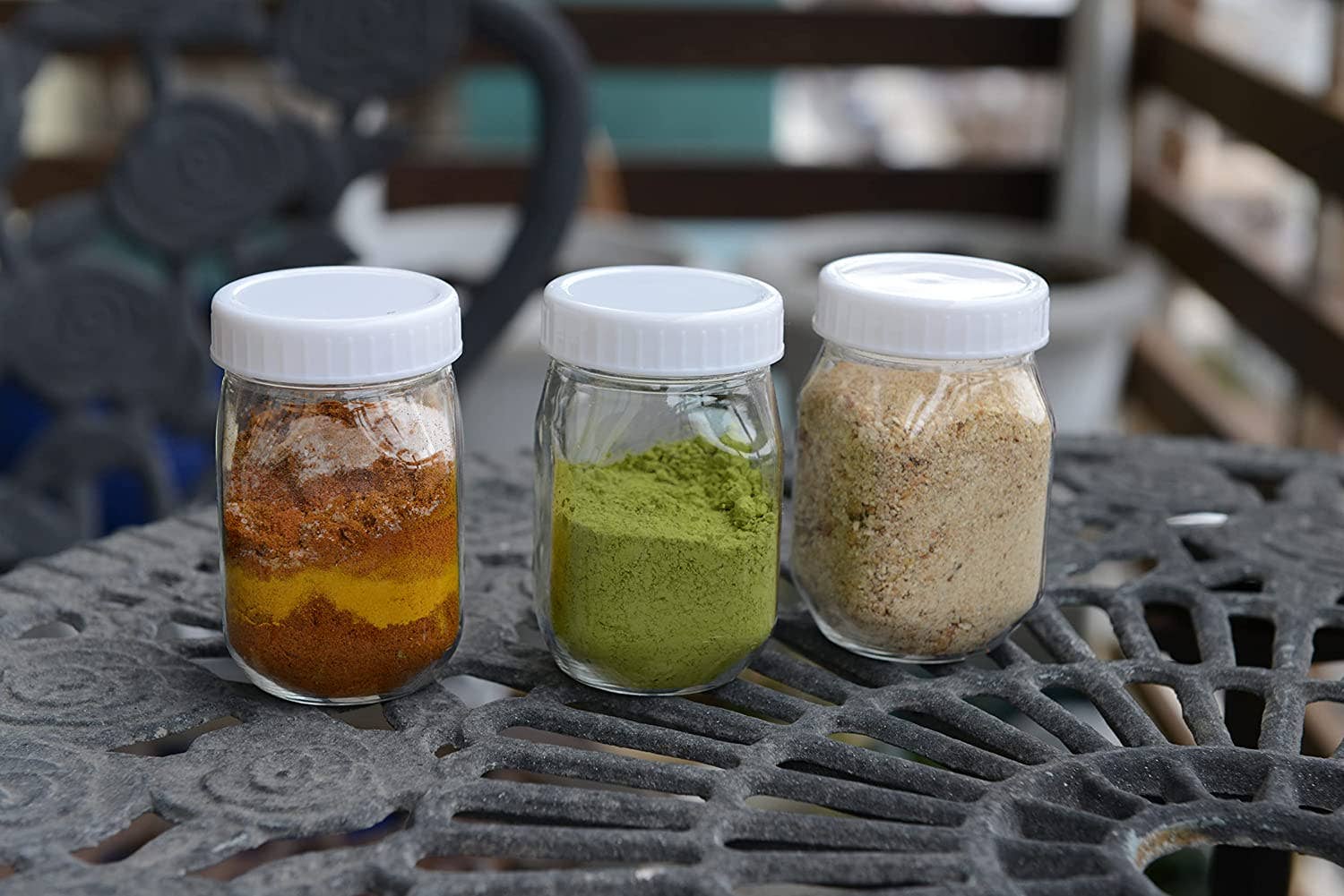 EcoQuality - Wholesale Jar - 4 Oz Clear Plastic Mason Jars with Ribbed Liner Screw On Lid2