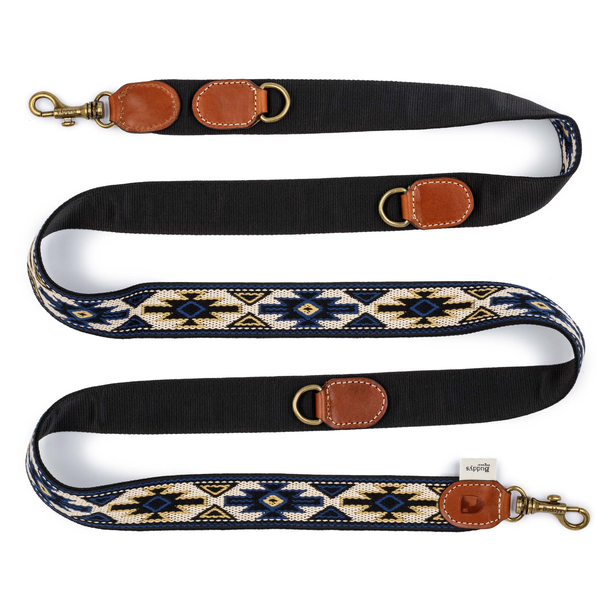 Buddys dogwear - Wholesale Pet Leash - Dog - Dog Adjustable Leash Peyote Blue1