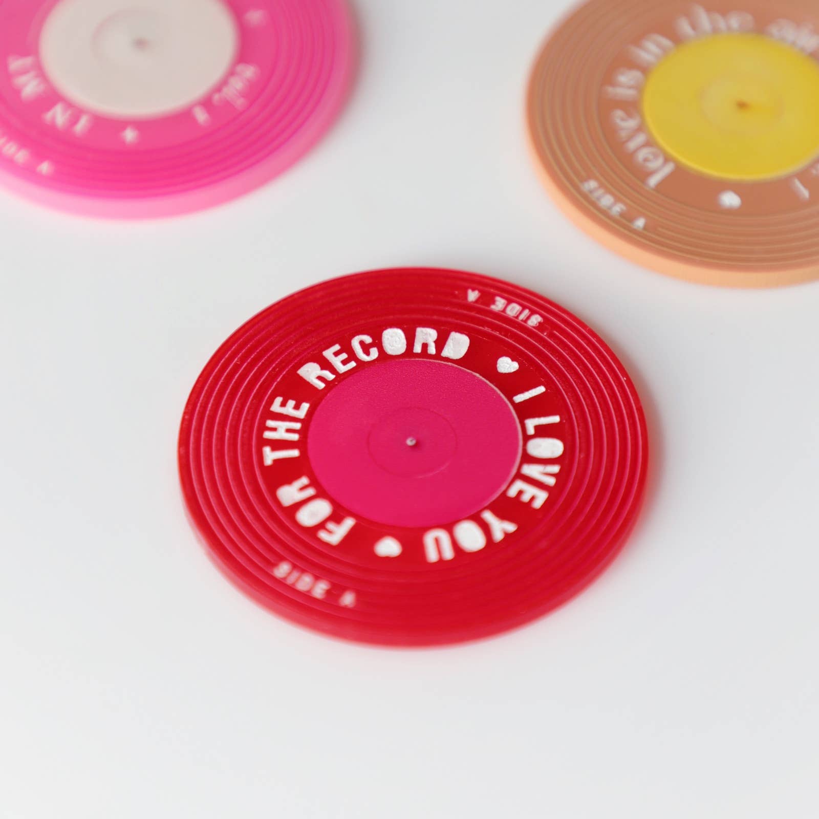 Rock Laser Scissor Studio - Wholesale Magnet - Scannable Vinyl Record Magnet Disk w NFC Tag Spotify Youtube9