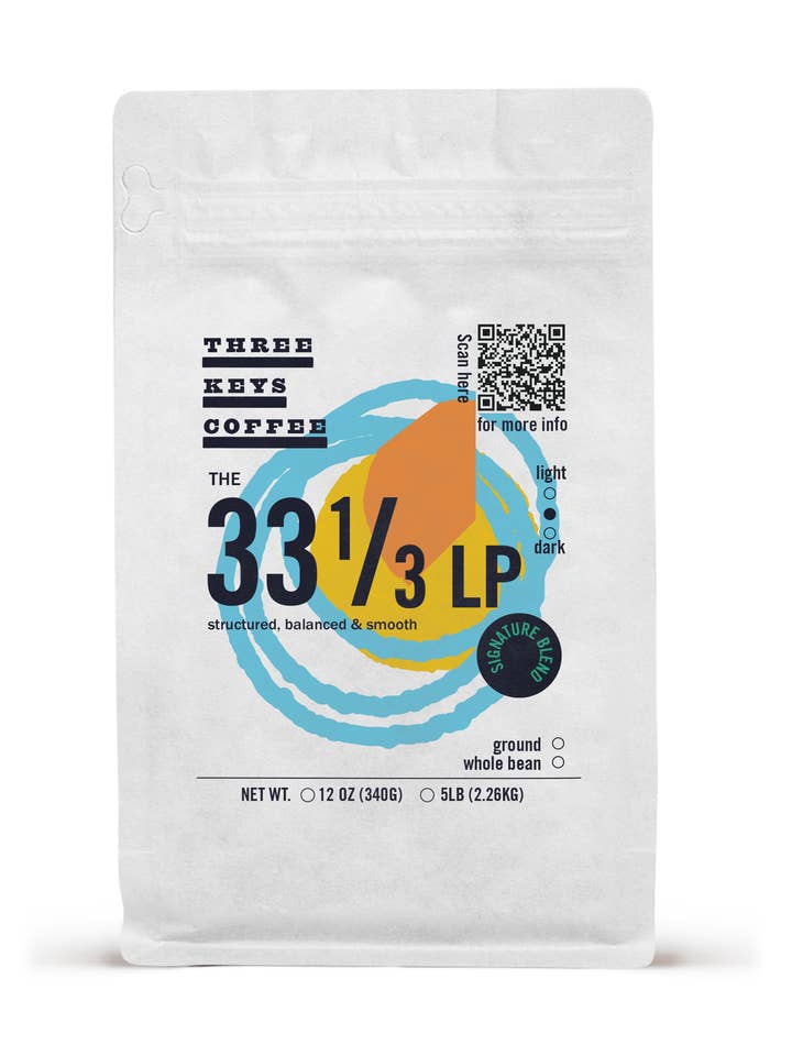 The 33-1/3 LP - Signature Blend for wholesale by Three Keys Coffee
