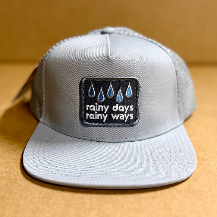 Regentage Regenwege Fünf-Panel-Meshback-Trucker-Kappe für den Großhandel von SheeleyCo