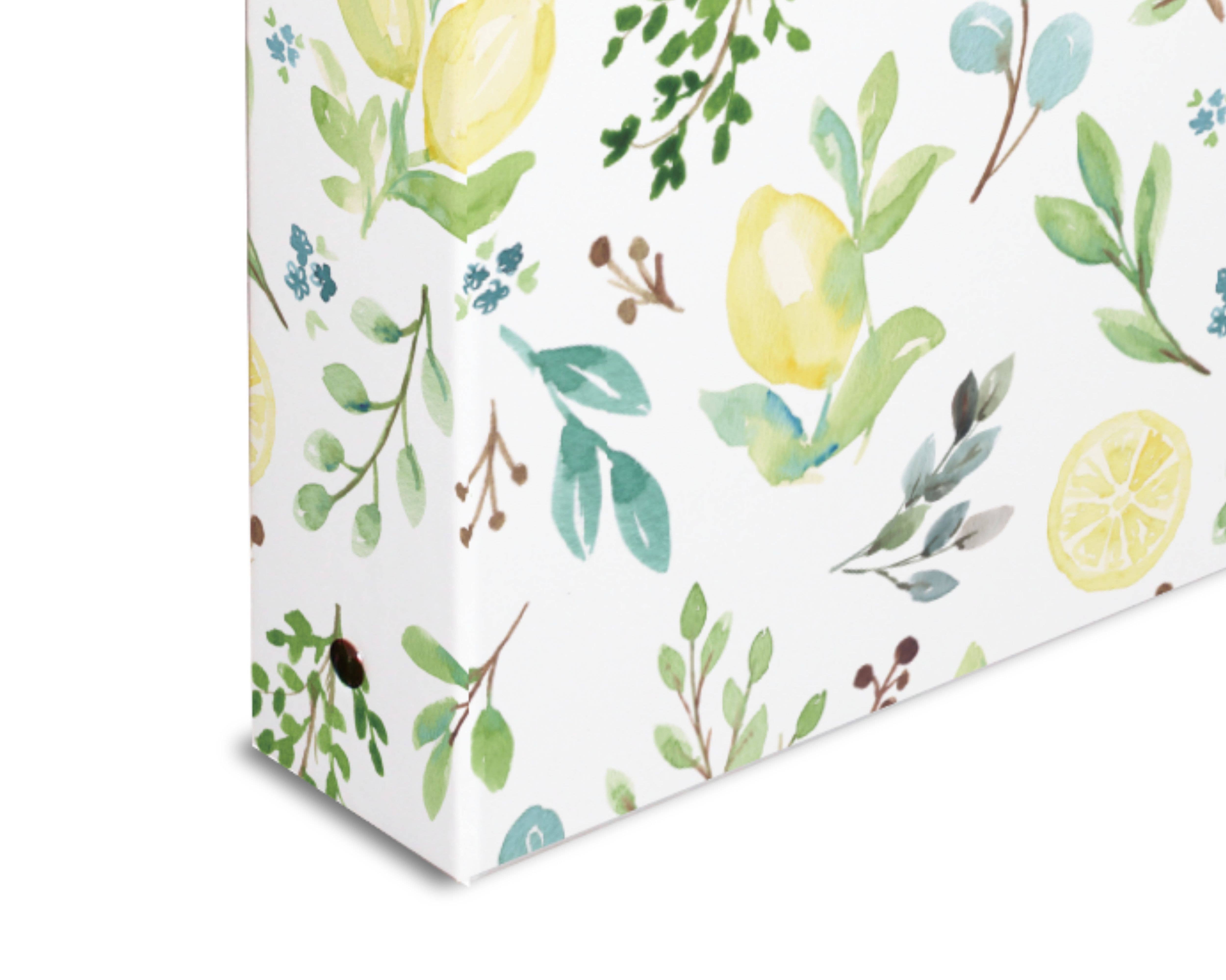 Rural Girl Studio - Wholesale Binder - Recipe Binder - watercolor lemon greenery design | Lemons3