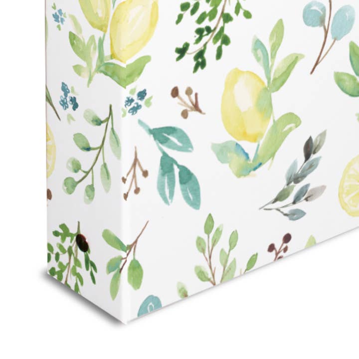 Rural Girl Studio - Wholesale Binder - Recipe Binder - watercolor lemon greenery design | Lemons3
