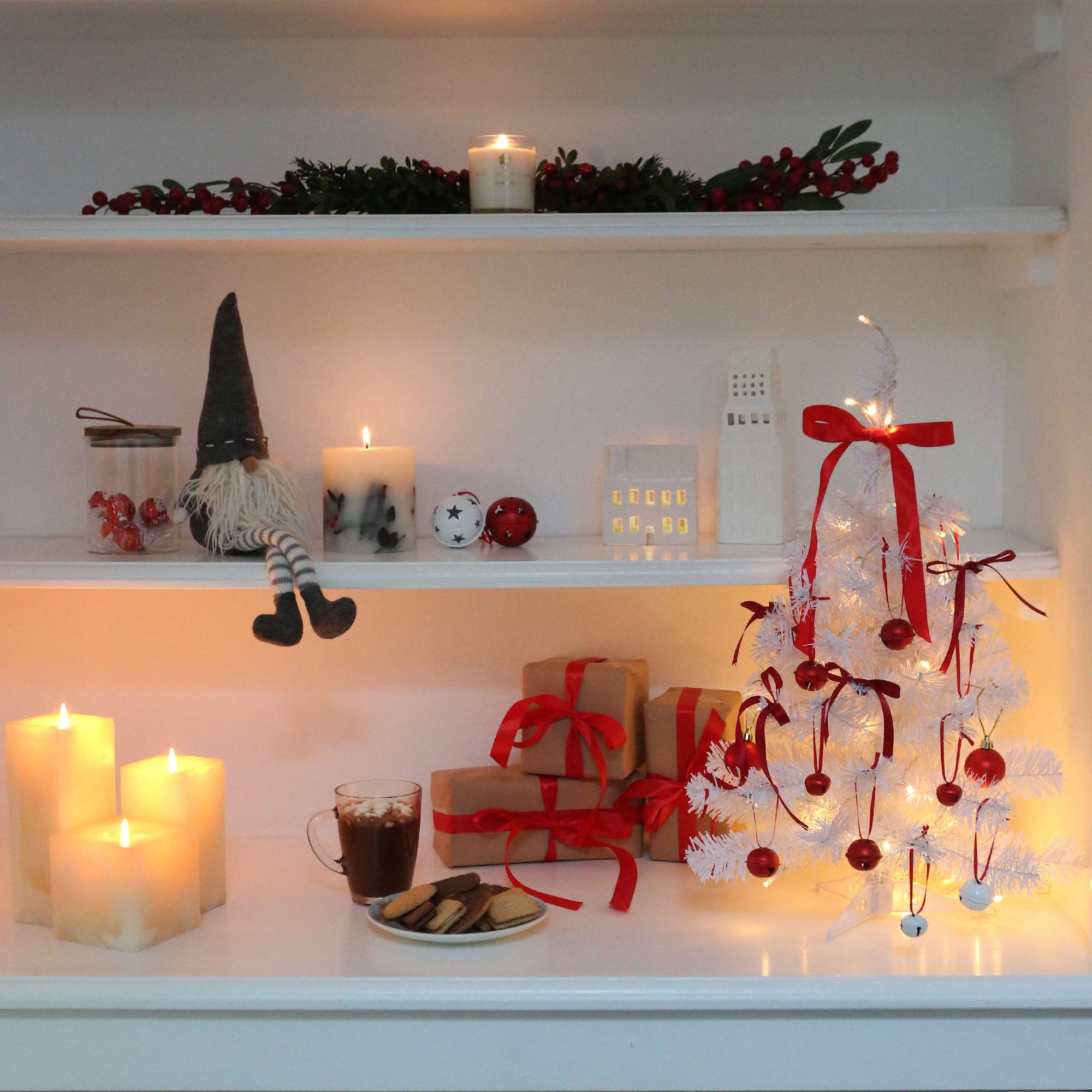 Rinkit Ltd – wholesale Konstgjord julgran – Harbour Housewares konstgjord julgran - 60 cm med ställning9