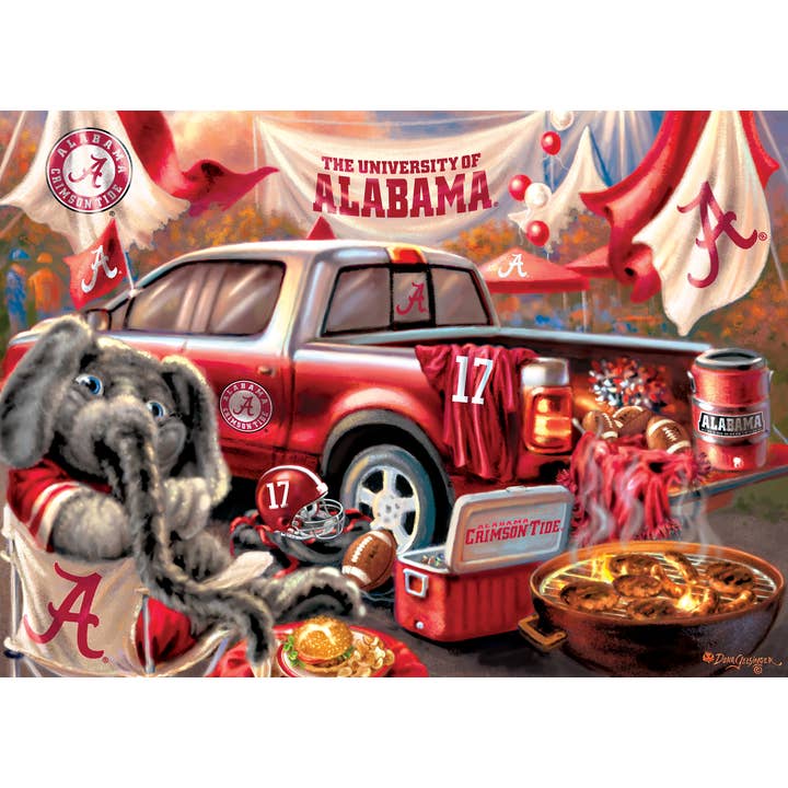 Masterpieces Puzzles - Wholesale Puzzle - Adult - Alabama Crimson Tide - Gameday 1000 Piece Puzzle1