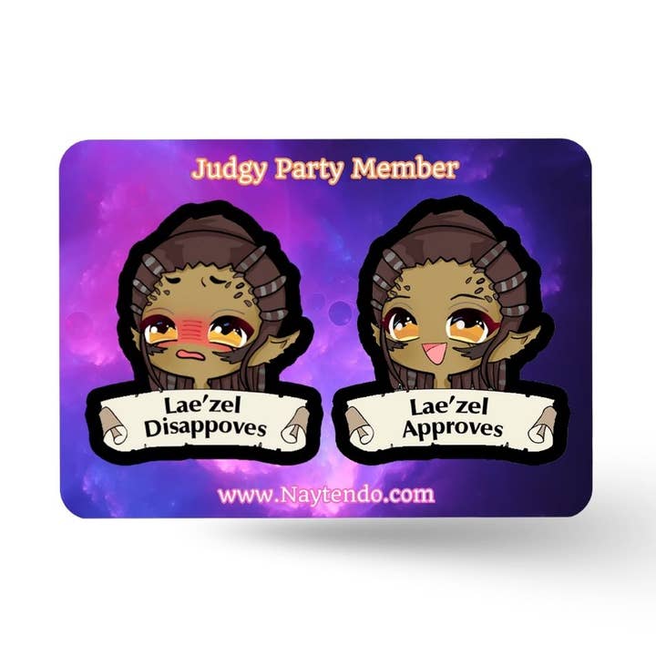 Lae’zel Mini Sticker Sheet | Baldur’s Gate 3 for wholesale by Naytendo