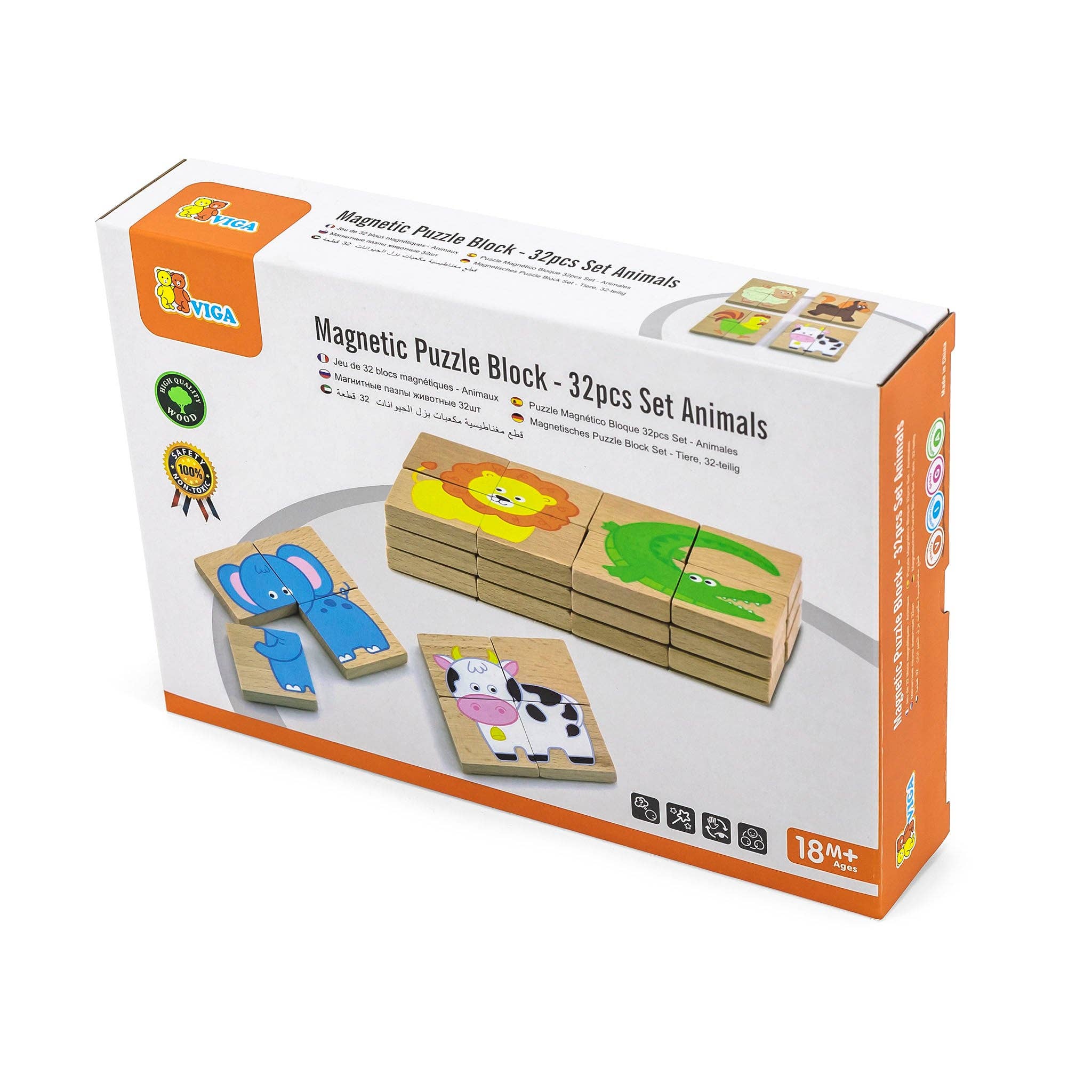 Kinder Life Inc. - Wholesale Blocks - Kids Baby - Engage Young Minds: Magnetic Block Sets for Endless Play & Learning - Animals7