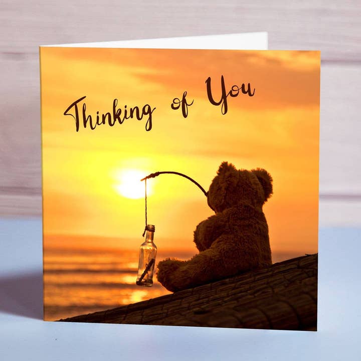 Thinking of You Karte „Flaschenpost“ — 5011 für den Großhandel von FairMail