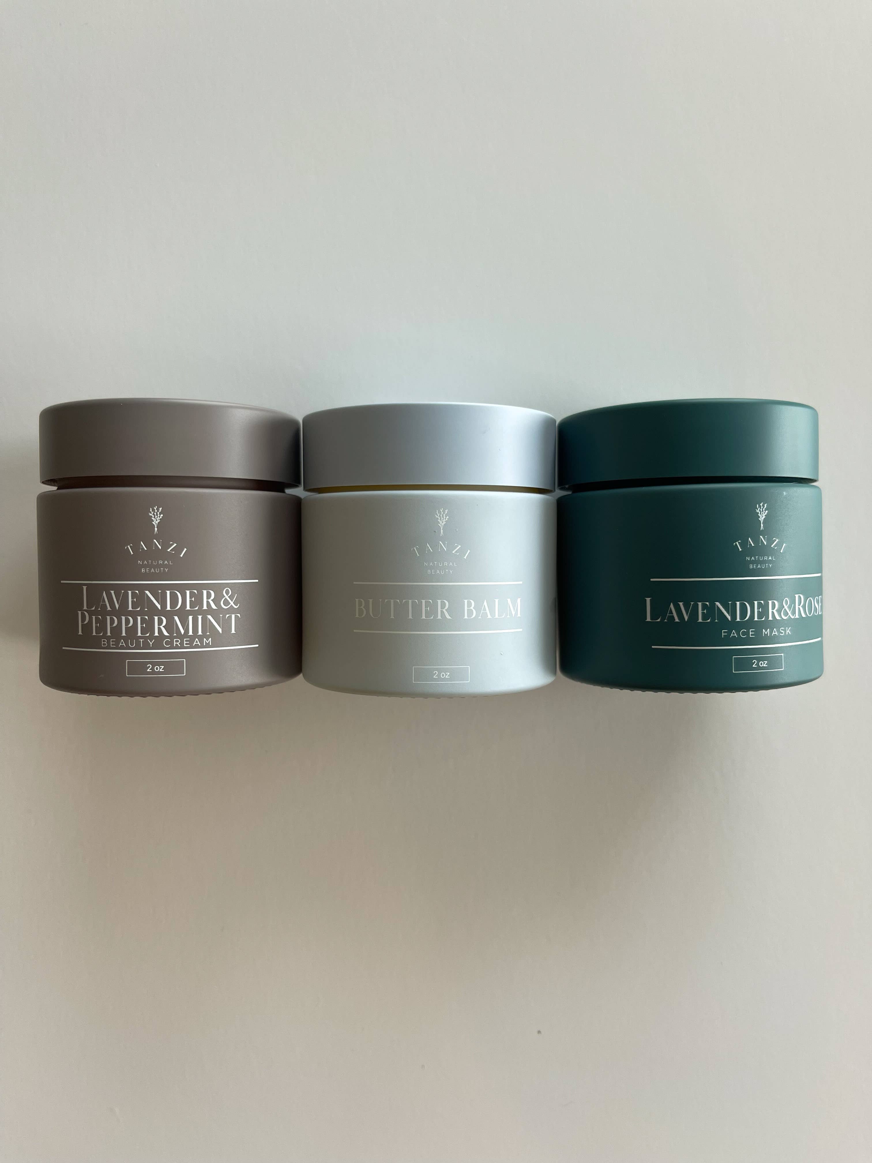 Tanzi Natural Beauty, LLC - Wholesale Skincare Face Mask - Lavender Rose Face Mask2