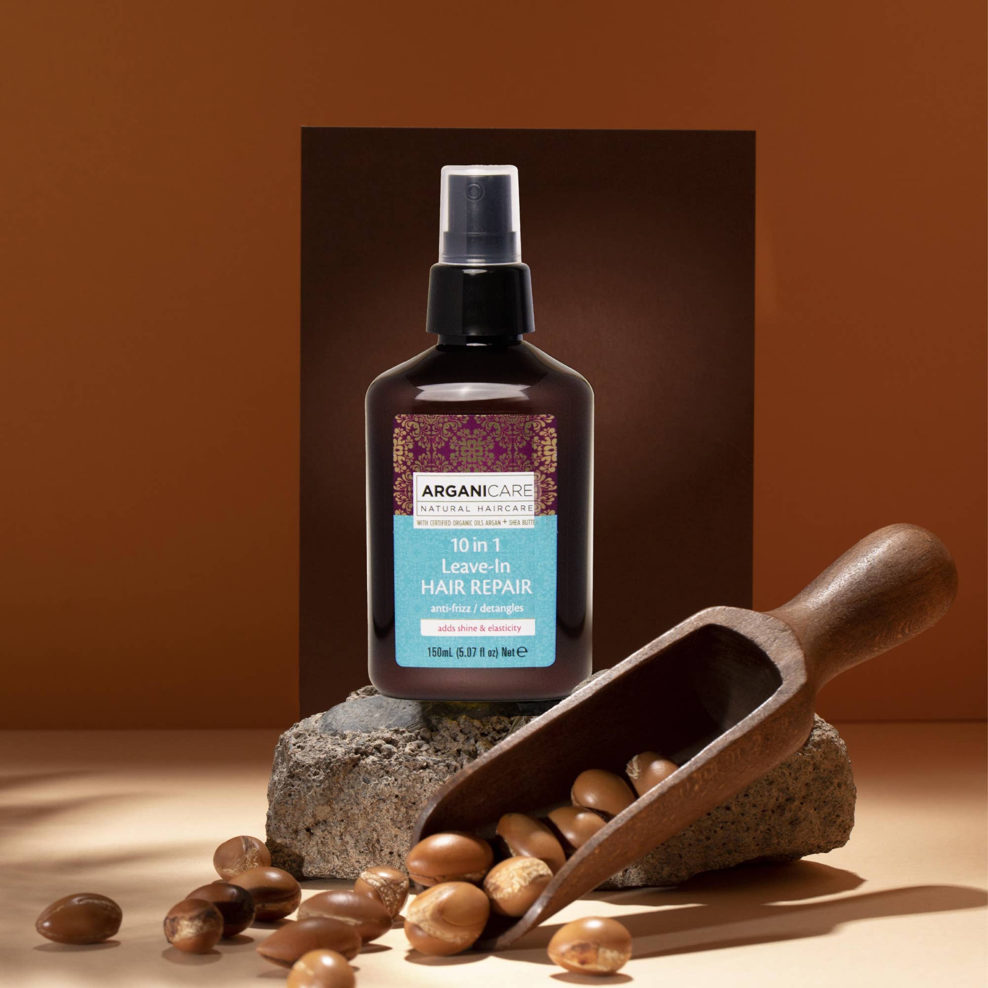 ARGANICARE - Vente Laque - Spray réparateur démêlant antifrisottis à l’huile d’argan0