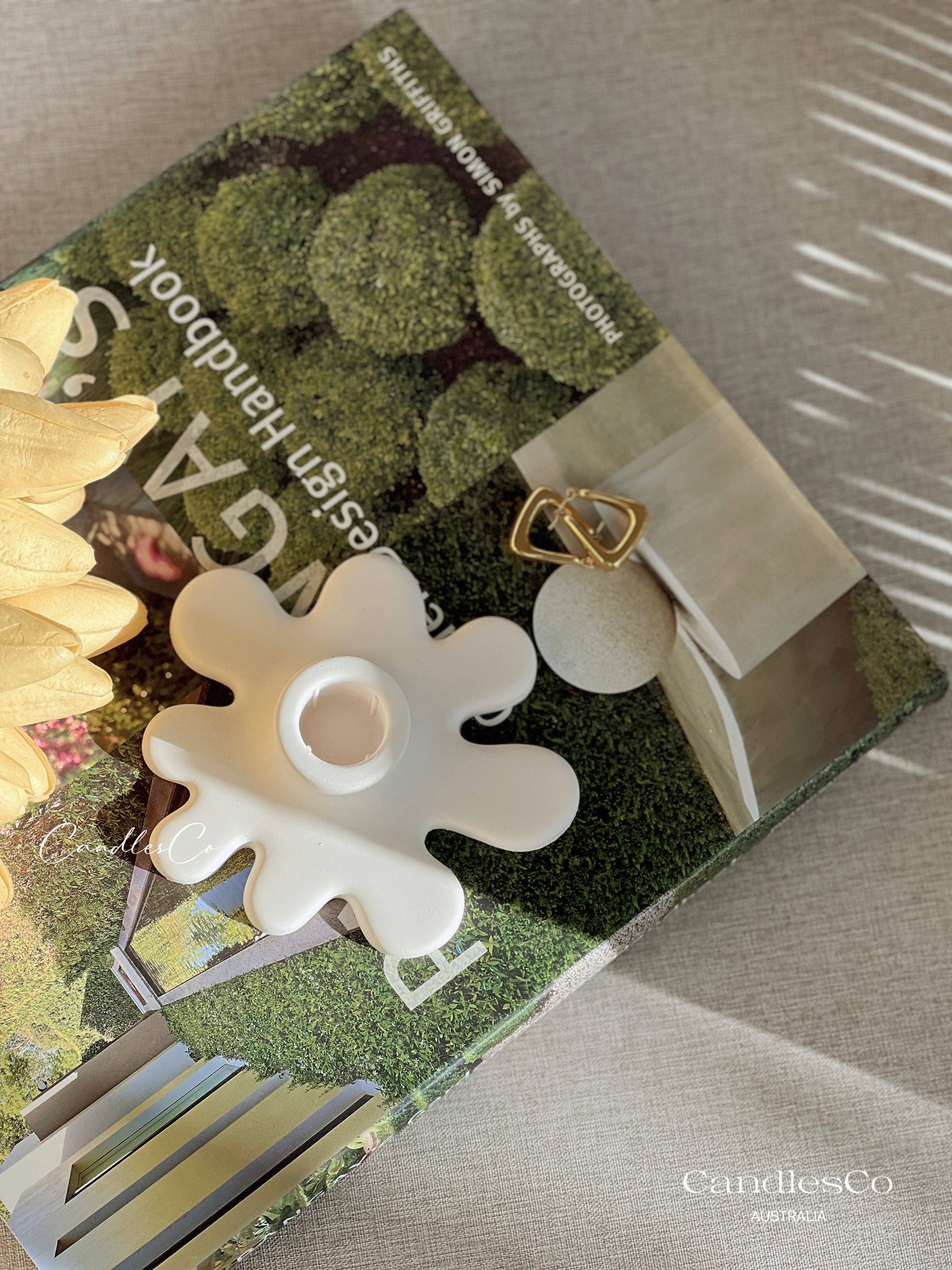 White Candle Holder for wholesale on Faire4