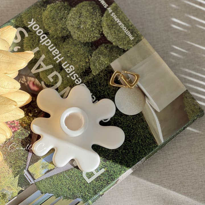 White Candle Holder for wholesale on Faire4