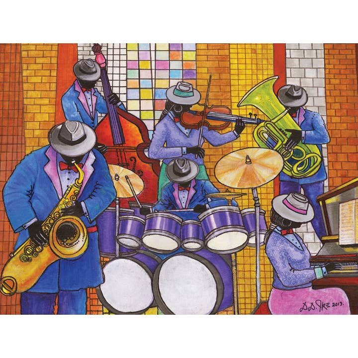 African American Expressions - Wholesale Puzzle - Adult - Jazz Band Puzzle1