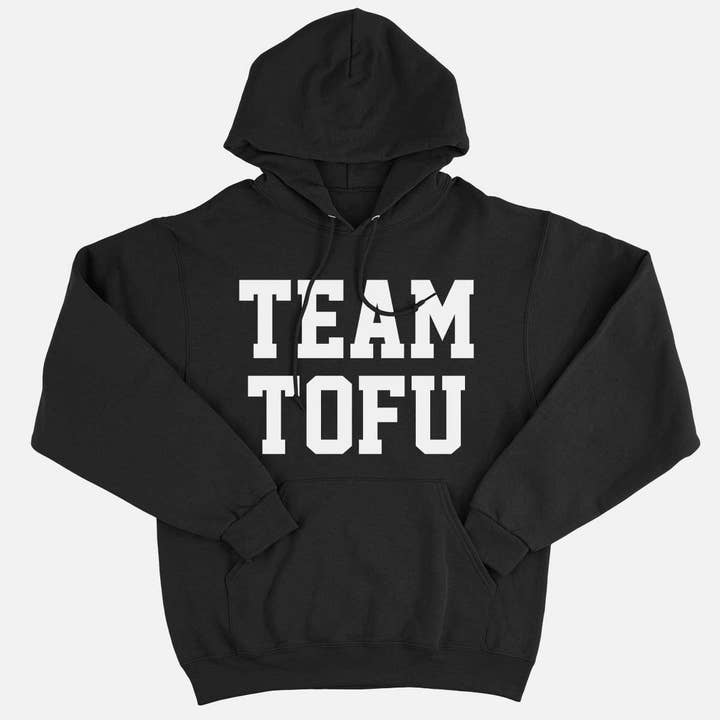 Team Tofu Ethical Vegan Hoodie (Unisex) for wholesale by VO