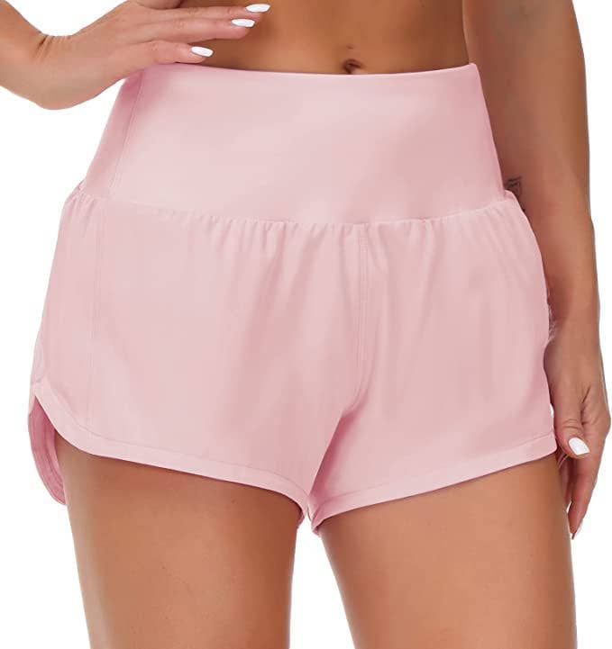 Rosa Clothing - Wholesale Shorts - Women's - athletic workout high-rise short w back pocket - 29 colors3