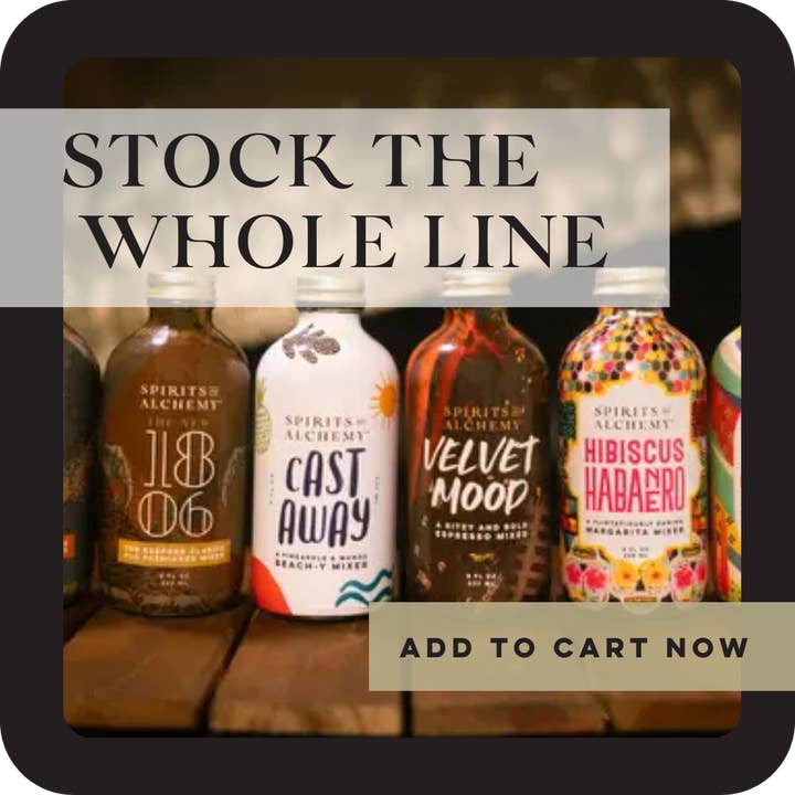 Spirits of Alchemy - Wholesale Cocktail Mix/Syrup - Velvet Mood Cocktail Mixer | Espresso Martini | Mocktail Mix4