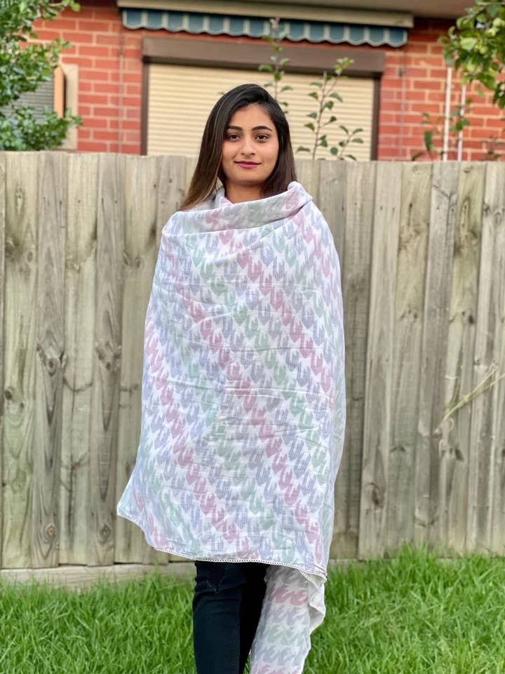 Large cotton Shawl for wholesale by Alchemy Story