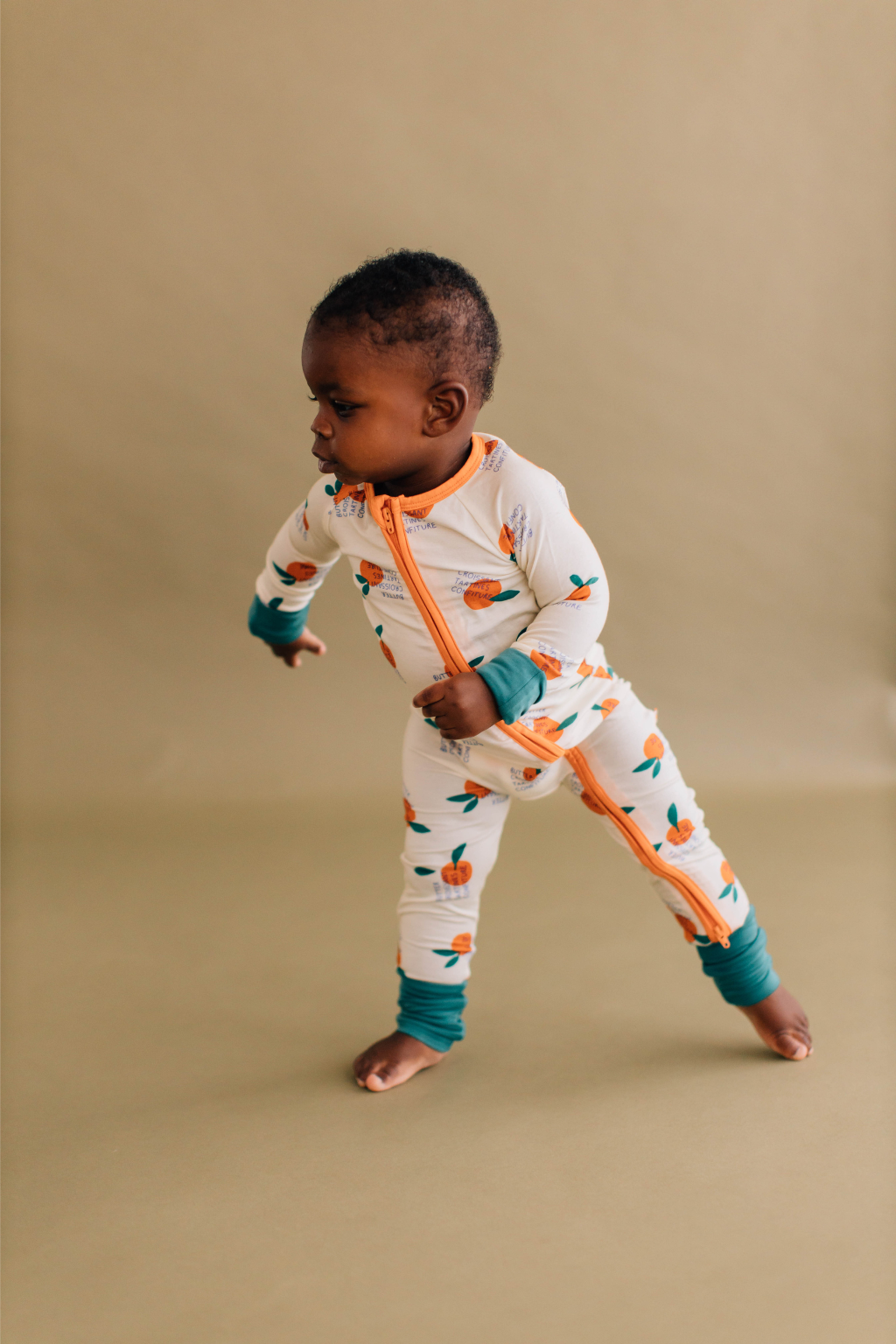 Tangerine Rêve - Wholesale Jumpsuit - Baby - Tangerine Oats Convertible Romper2