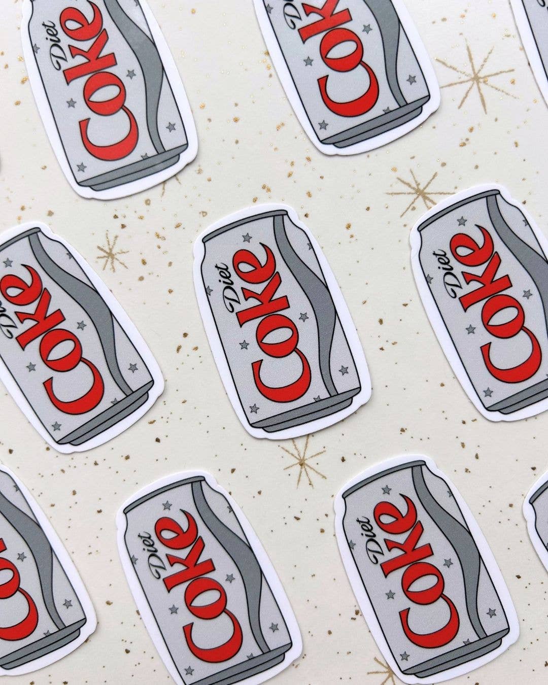 Happyish Brand - Wholesale Sticker - Diet Coke Can - Diet Coke Pop Sticker - Pop Culture Food2