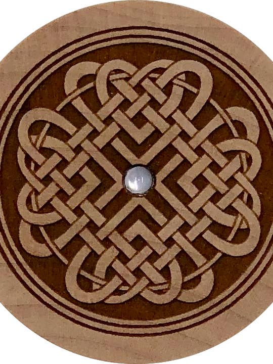 Celtic Hearts Wood Dreambox for wholesale by Woodcutts Inc.