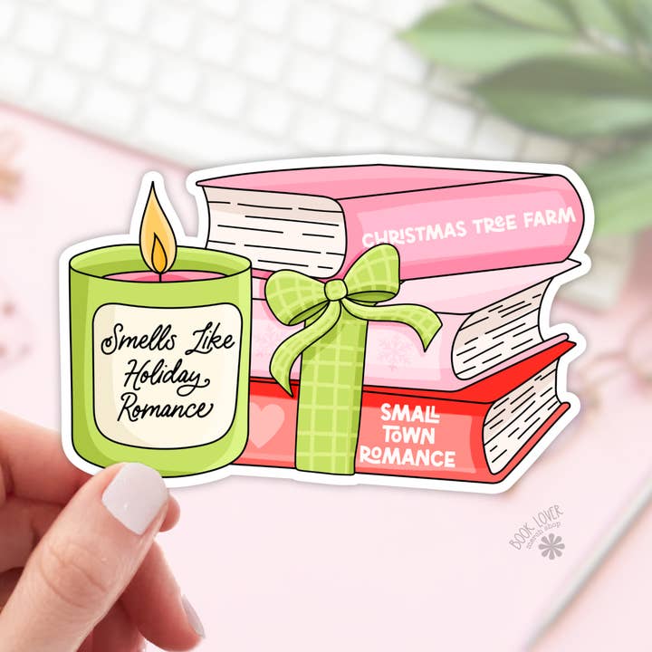 Cheira a Autocolantes de Romance de Férias / Autocolantes Literários por atacado de Book Lover Merch Shop