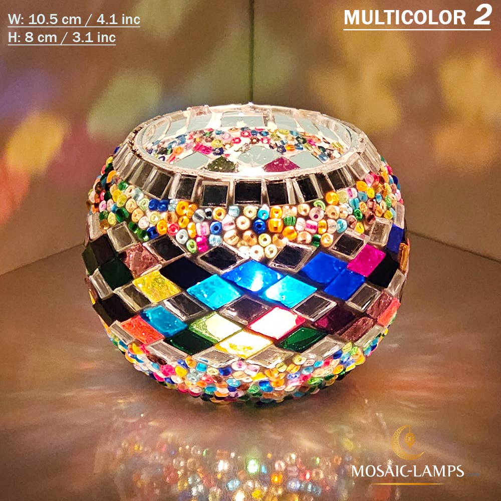 Mosaic Lamps - Wholesale Candle Holder - Turks Color, Turkish Mosaic Candle Holders, Votive Candle14