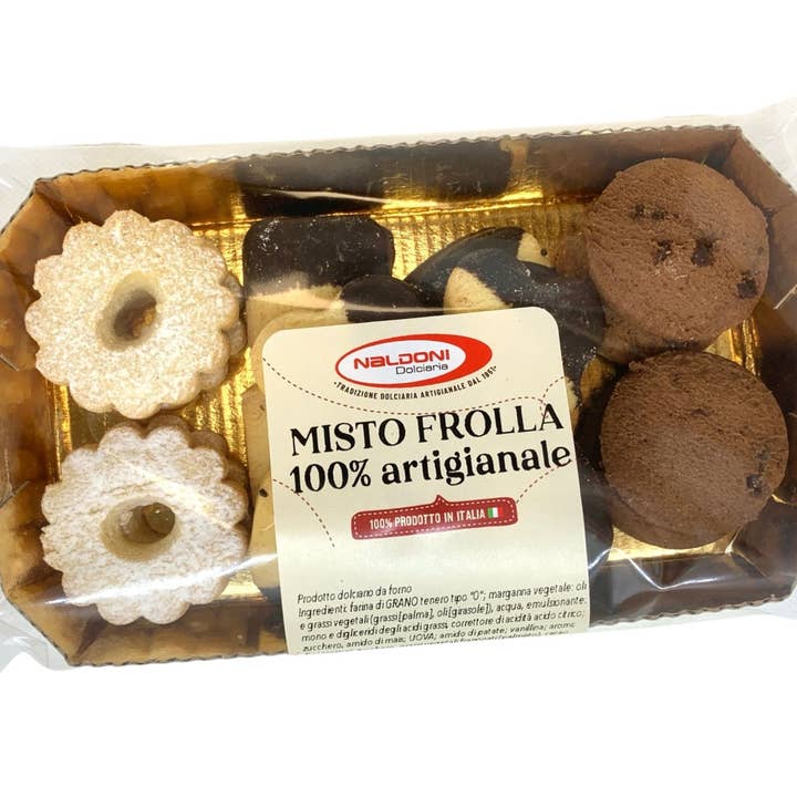 Shortbread Mix Canestrelli Cocoa shortbread with choc. drops for wholesale by Dolciaria Naldoni
