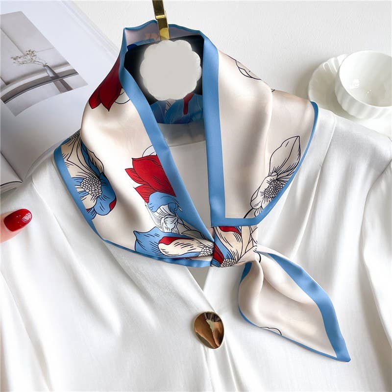 Winding River - Vente Écharpe – femme - Écharpe Boucle Florale1