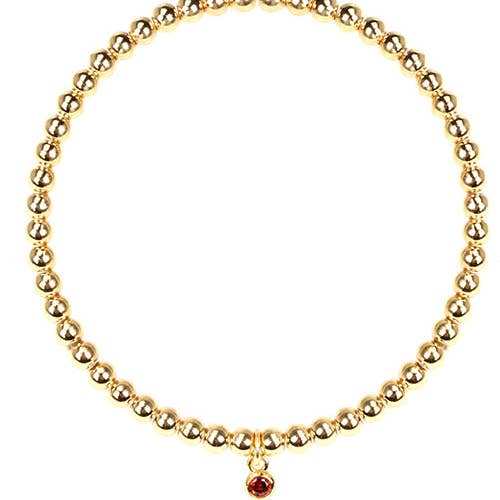 Nette Road Wholesale - Wholesale Charm/Dangle Bracelet - Tiny Crystal Charm Stretch Bracelet8