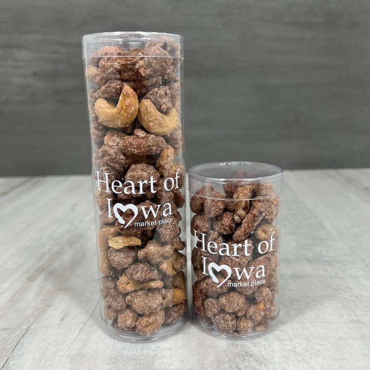 Cinnamon Roasted Nut Bin for wholesale by Heart of Iowa Market Place