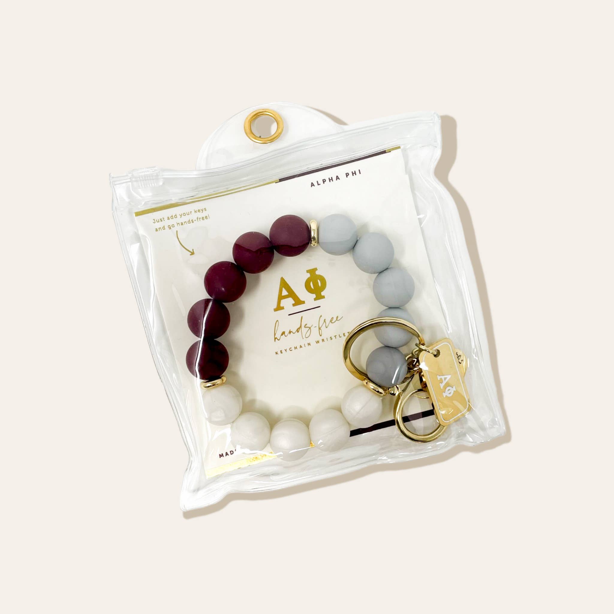 The Darling Effect - Vente Bracelets porte-clés - VENTE DE SORORITÉ - Porte-clés bracelet en silicone mains libres9