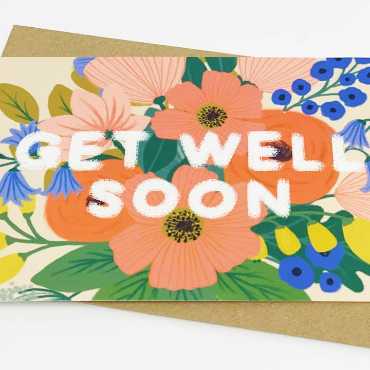Lomond Paper Co - Wholesale Get Well Card - Get Well Soon Card - Colorful Design4