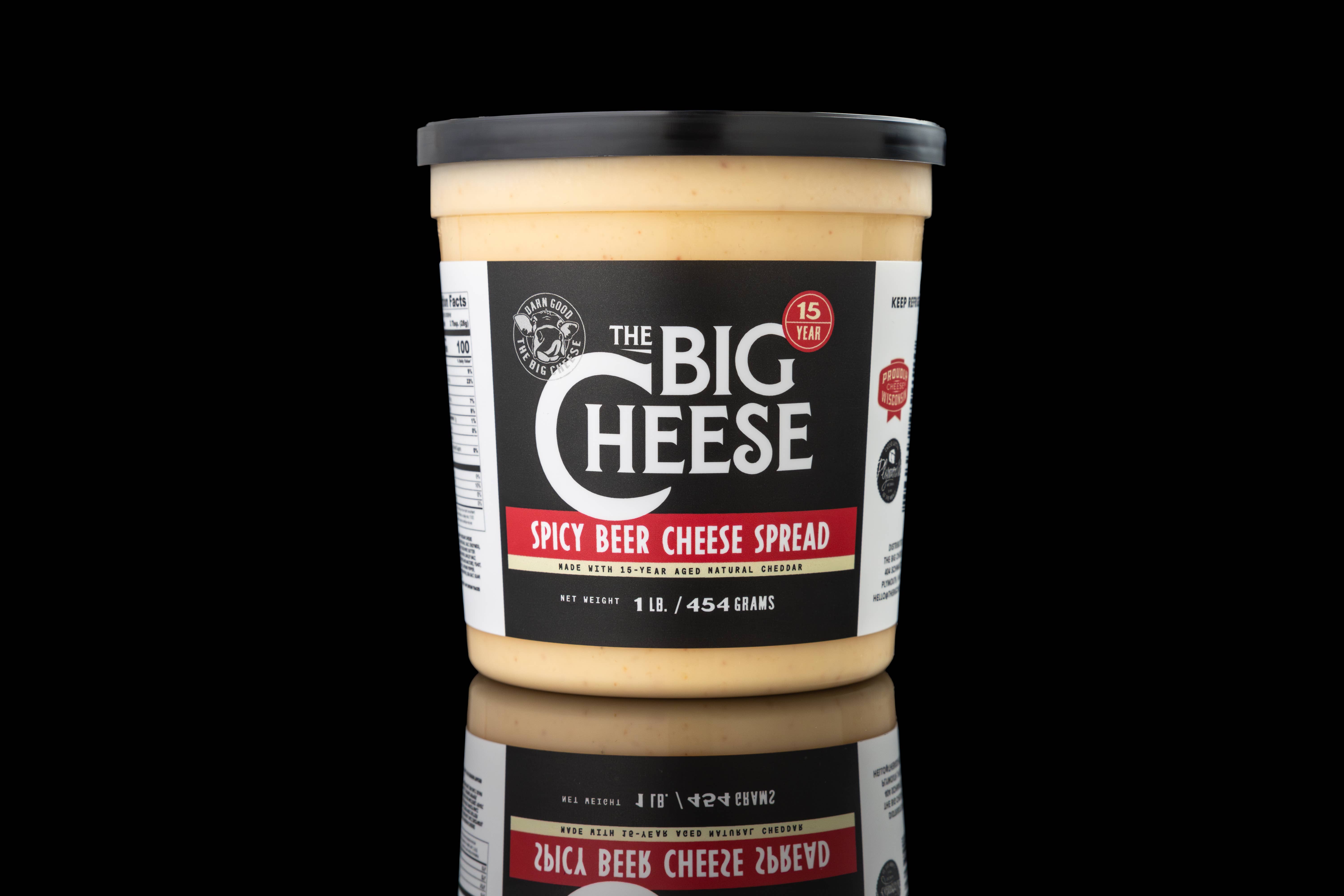 The Big Cheese Co. - Wholesale Cheese - 15-Year Spicy Beer Cheese Spread- 16oz1