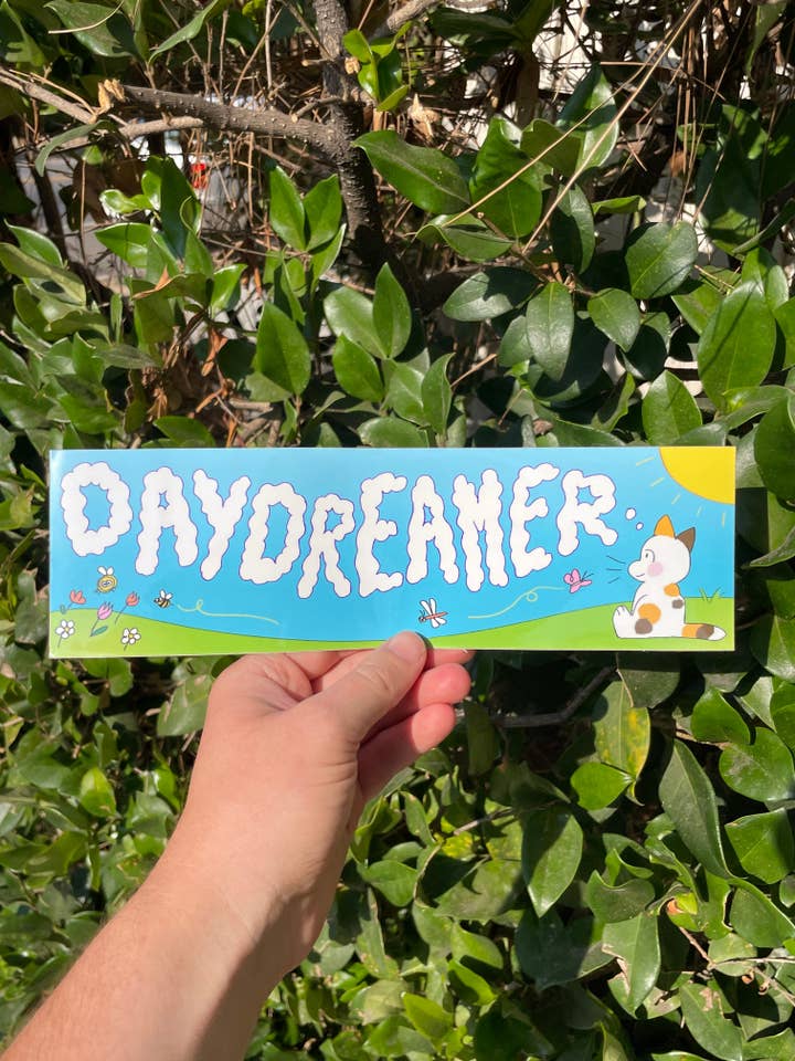 Daydreamer Bumper Sticker for wholesale by coralroot
