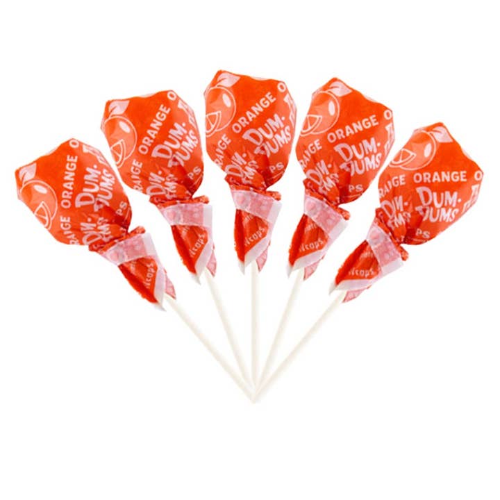 Sucettes Dum Dum 25 carats - Orange pour la vente par Just Candy